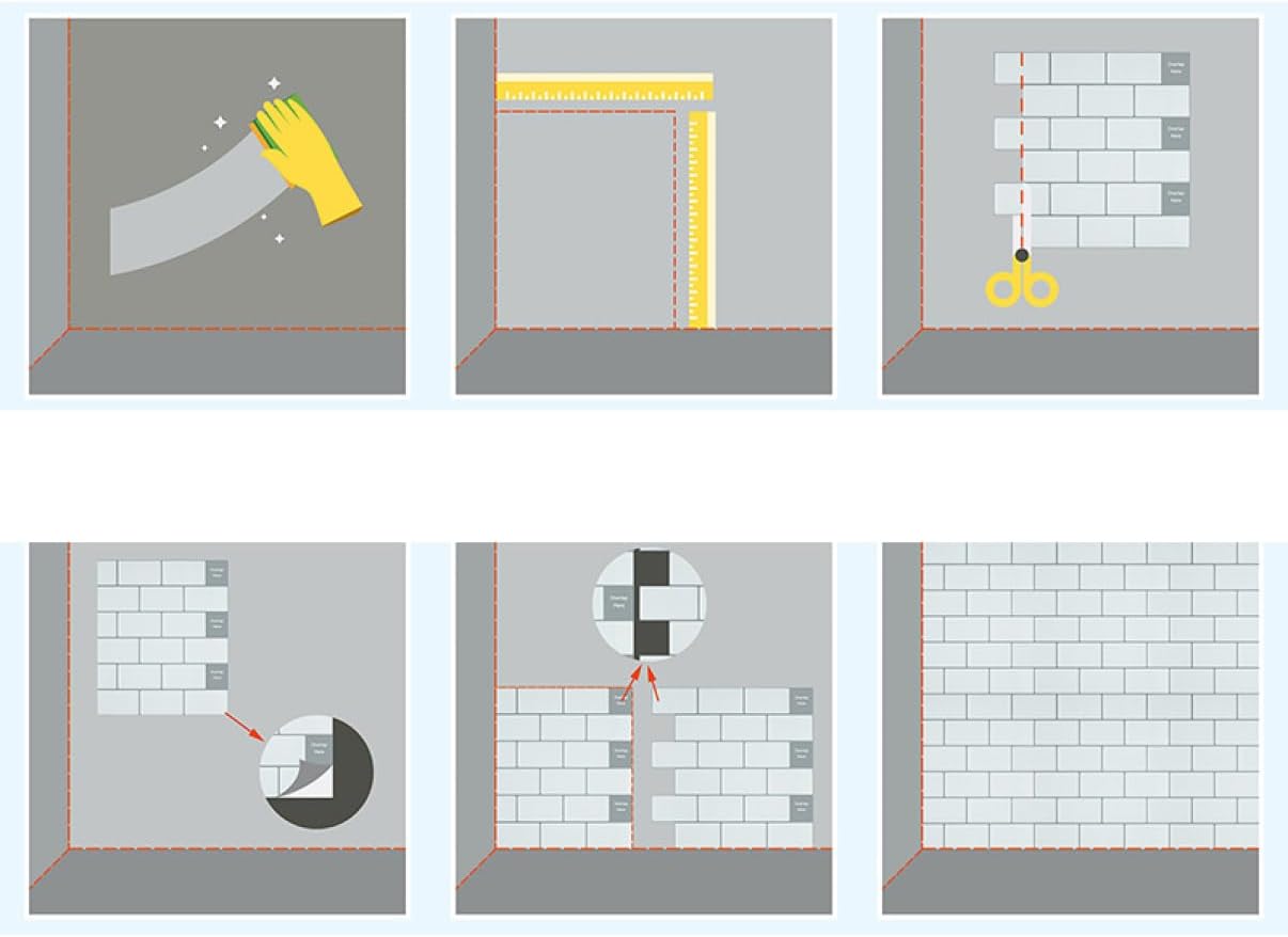 [YXSNG] タイルシール 北欧 耐熱 防水 タイルシート 5pcs はがせる 立体 水回り リメイク 正方形 モザイクタイル モ