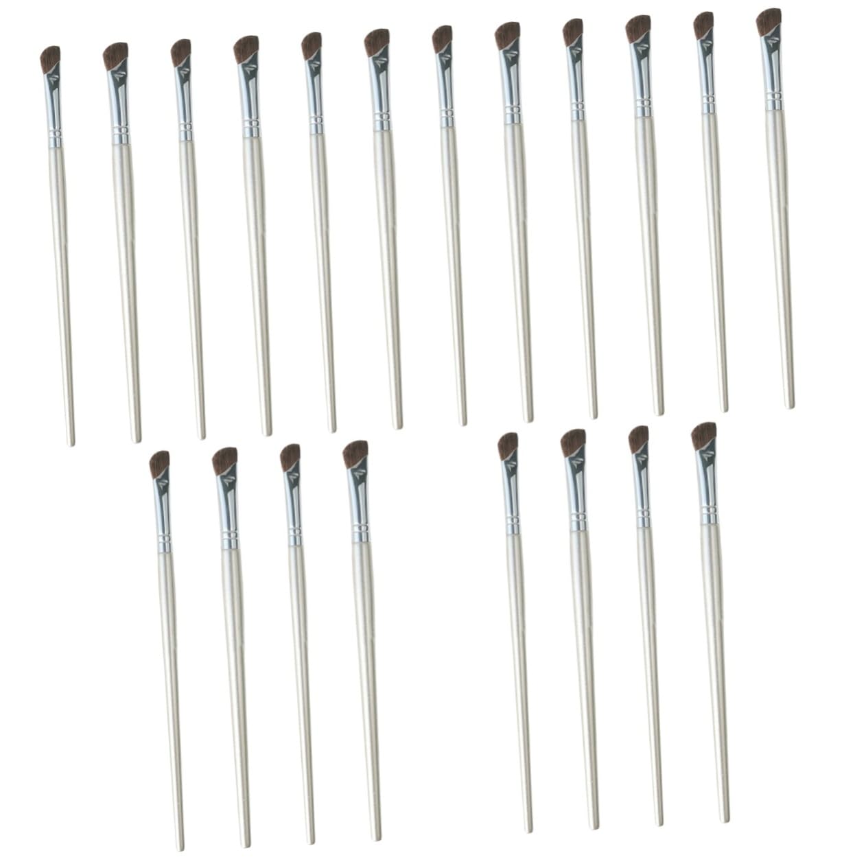 Ipetboom 20pezzi Pennelli Per Contouring Angolati Di Pennelli Per Ombretto e Strumenti Di Trucco Per Contouring e Dettagliato Facile Da Usare e Portatile Sicuri Per La