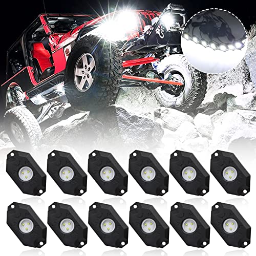 Kit de 12 luces LED blancas para vehículo miniatura 1