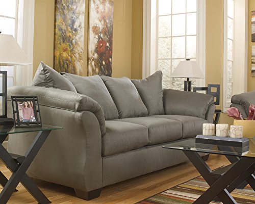 Signature-Design-by-Ashley-Darcy-Casual-Plush-Sofa-Grayish-Brown Signature Design by Ashley Darcy Casual Plush Sofa Grayish Brown