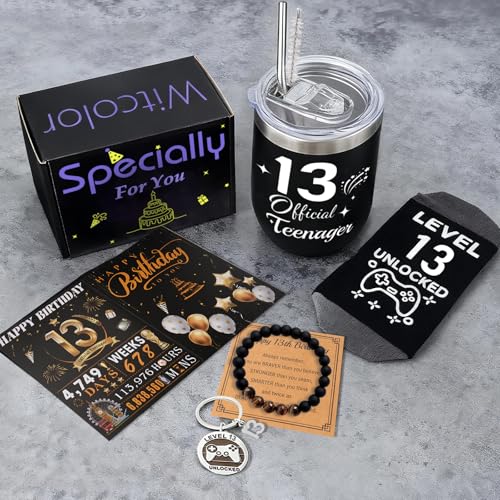 WITCOLOR 13 Year Old Boy Birthday Gift Ideas, Funny 13th Birthday Gifts for Boys,13th Teenager Boys Gifts for Son Grandson Nephew Friend - Image 5