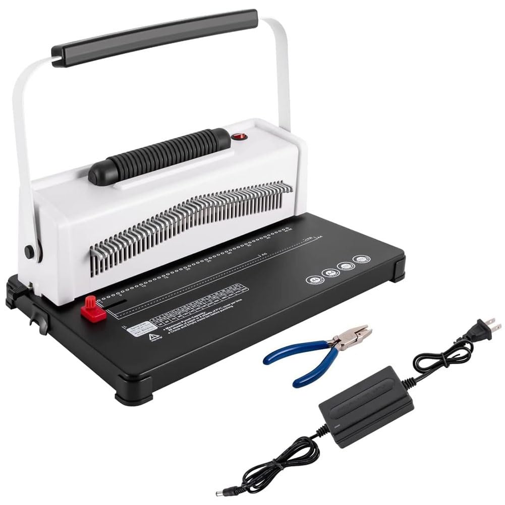 Amazon.co.jp: 手動製本パンチバインダー、コイル製本ローラーイン