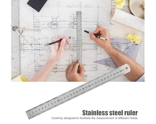 Saraoriginalshop Righello in Acciaio Inox da 30