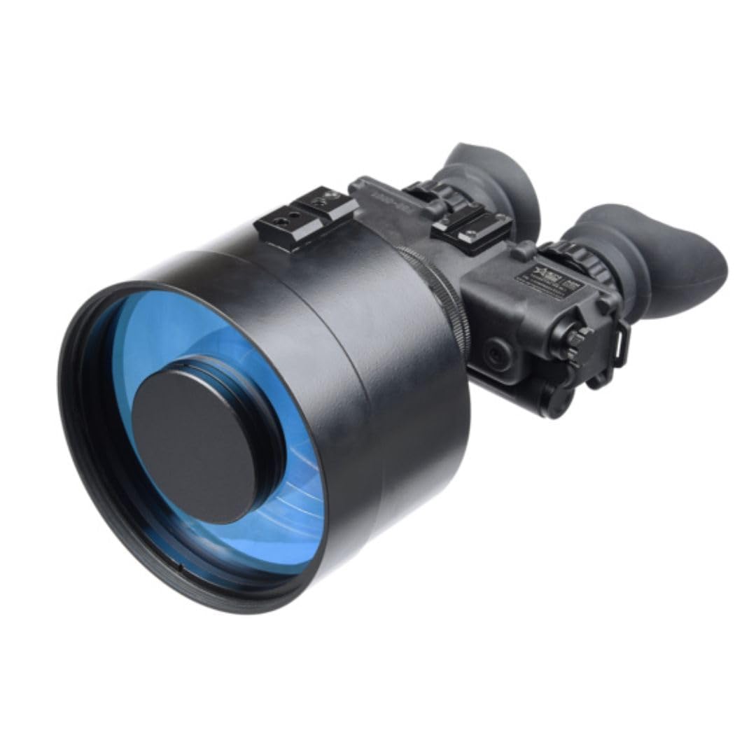 AGM 13F8P822153211 FoxBat-8 NL1 – Night Vision Bi-Ocular 8X with Gen 2+ "Level 1"; Included: NVB, Long-Range Infrared Illuminator, Tripod, and Hard Case; Super-Fast, Multi-Coated, All-Glass Optics