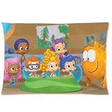100 % poliéster Bubble Guppies Pwc1017 - Funda de almohada (tamaño estándar, 45,7 x 45,7 cm)