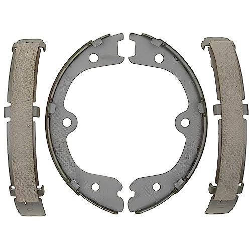 Image of Detroit Axle - Rear Brake Shoes for Nissan Pathfinder Murano Frontier GT-R Quest Xterra Suzuki Equator Infiniti FX35 FX37 FX50 JX35 Q50 M35h M37 M56 Q50, Semi-metallic Brake Shoes Replacement