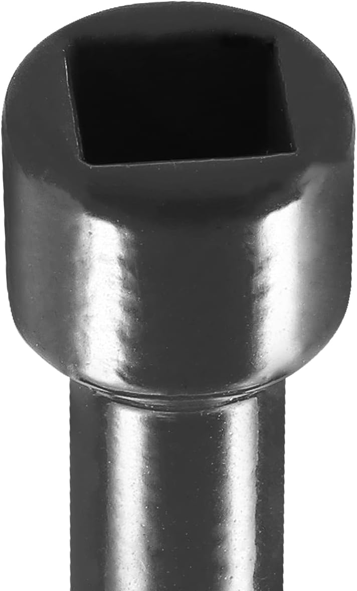 Jiozermi 3 Pcs 4-Way Multi-Functional Utilities Key, Plumbing Key, Triangle Square Wrench, Opening Key for Water Gas Electric Meter Box, Black