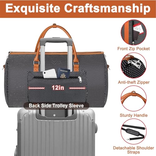 Bolsas de vestuário conversíveis | Bolsa de viagem para terno | Bolsa de viagem para pendurar, bolsa