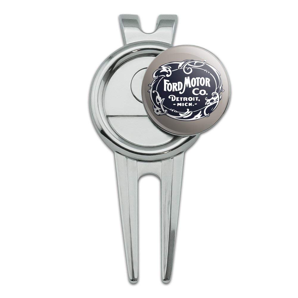 GRAPHICS & MORE Ford Motor Company Vintage Logo Golf Divot Repair Tool and Ball Marker