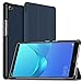 Infiland Huawei MediaPad M5 8.4 Case, Tri-Fold Ultra Slim Stand Smart Case Cover for Huawei MediaPad M5 8.4" Android Tablet, Navy