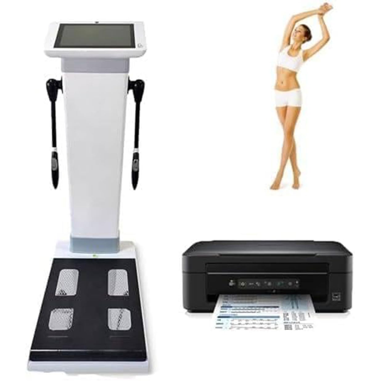Inteligentny Analizator Składu Ciała Z 10,1-Calowym Ekranem Dotykowym HD Touch, Maszyna Do Analizy Bioimpedancji, Precyzyjny Pomiar Tłuszczu, BMI, Masy I Mięśni