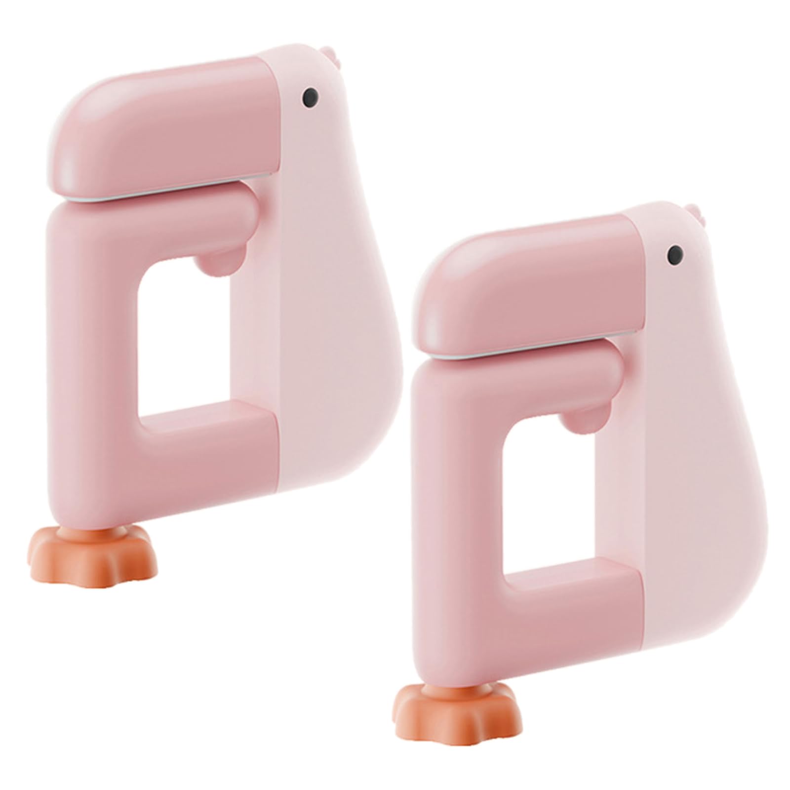 Hsioluted of 2 Under Table Bag Hanger for Backpacks Keys Umbrellas Thinking Shaped Portable Desk Hook Easy Install Bag Hook Classroom