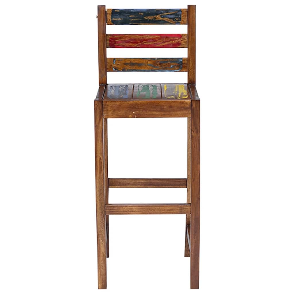 Tabouret de comptoir stable en bois massif pour en finir avec les sièges fragiles