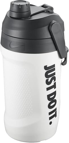 Nike Jarra de combustible 40 Oz Chug Bottle Blanco Negro
