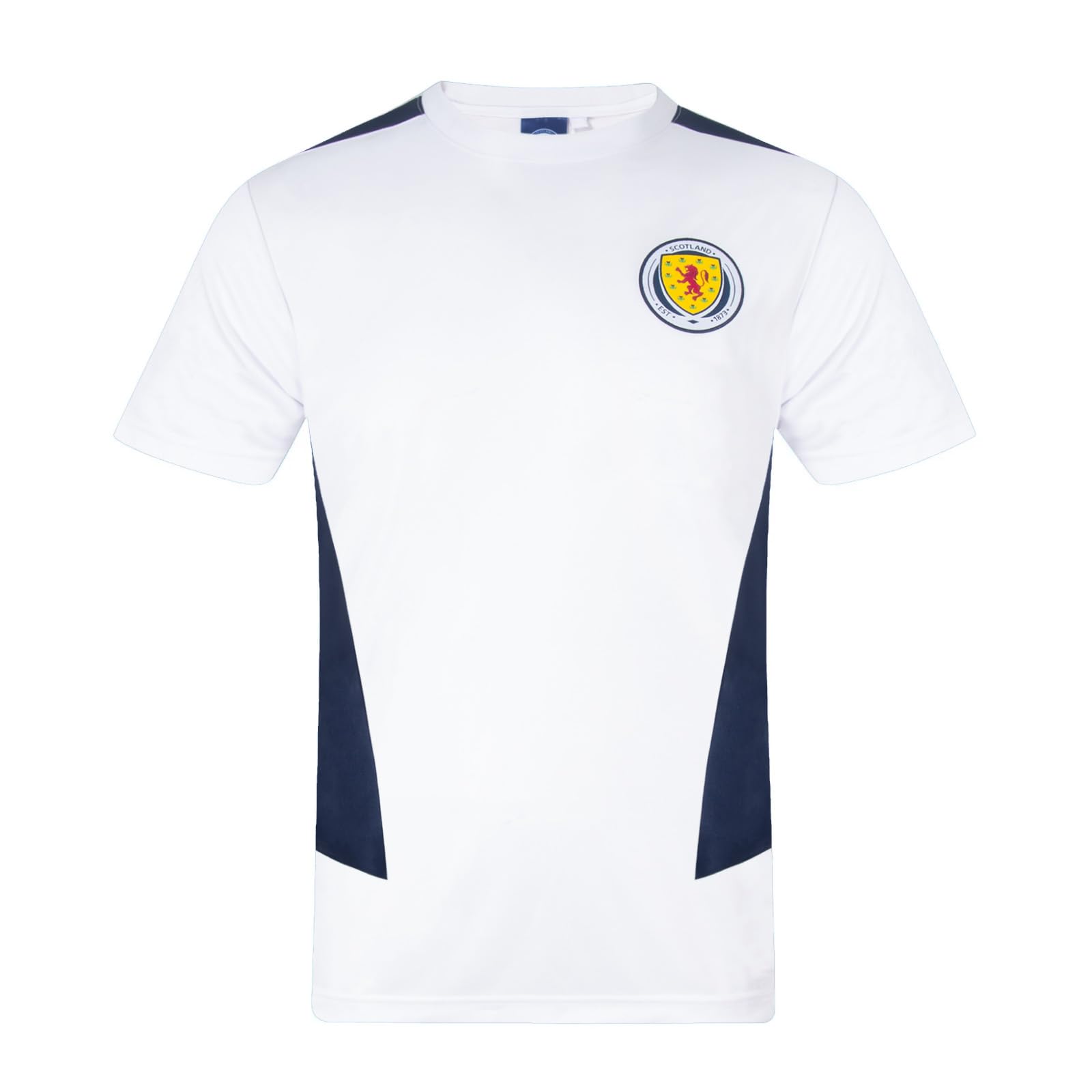 Scottish Fa Boys White Scotland Official Football Gift T-Shirt Poly 12-13 Years