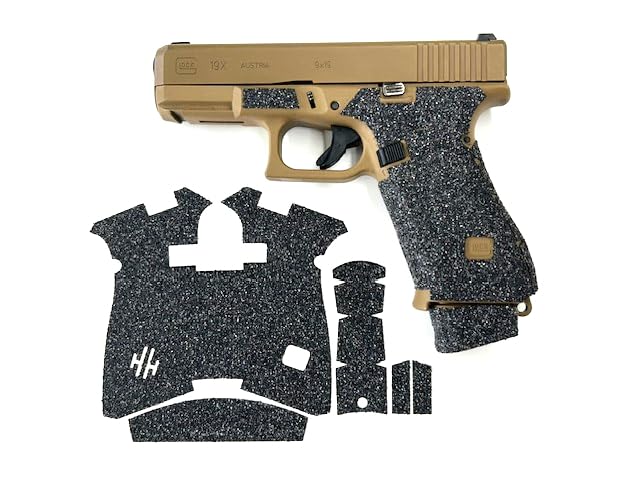 HANDLEITGRIPS Gun Grip Tape Compatible with Glock 19x/ Glock 19x MOS/Glock 45/ Glock 45 MOS/ - Elite Series Pistol Grip Tape, Gun Skins, Veteran Owned, Made in USA