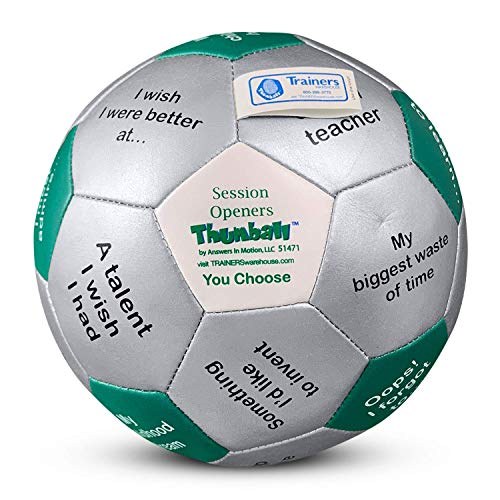 Session Openers Thumball 6"  Stimulate Conversations About Motivations and Goals 