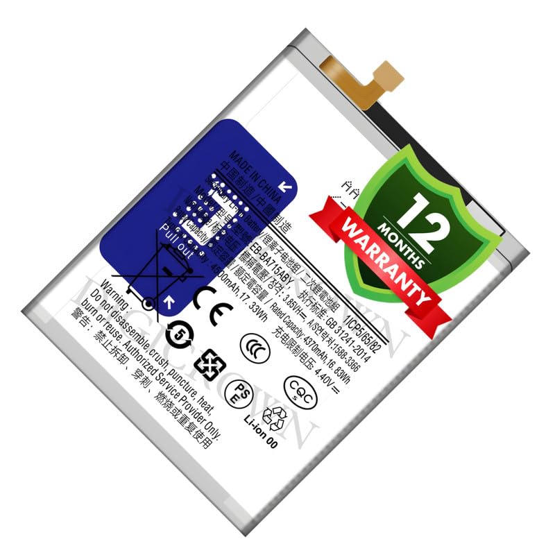 Image of Original EB-BA715ABY Battery Compatible for Samsung Galaxy A71 (4G / 5G) (SM-A715F) / (SM-A716F) - (4500mAh) - 1 Year Warranty DF7