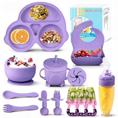 Miicasa Silicone Baby Feeding Set