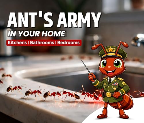 Image of Amish Ant Repellent Powder for Home & Kitchen Use | Odorless and Highly Effective Natural Ant Control Solution for Indoors & Outdoors - Pack of 4