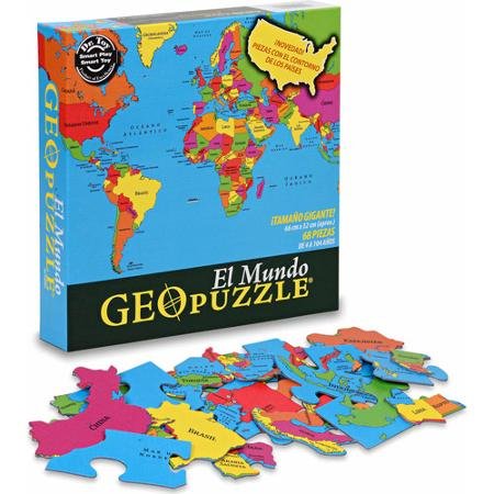 GeoPuzzle, World (Spanish)