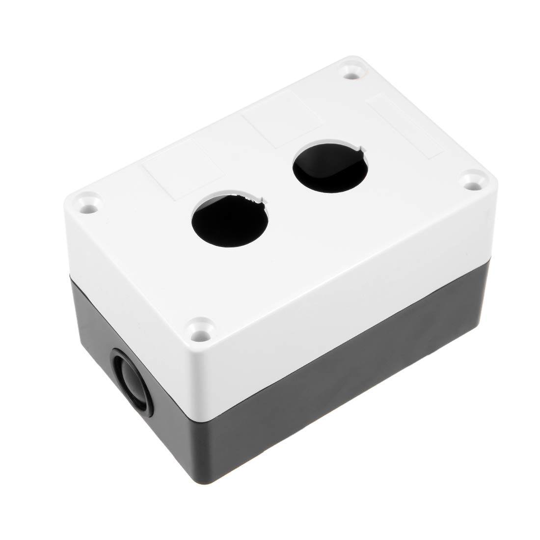 Amazon.com: uxcell Push Button Switch Control Station Box 22mm 2 Button ...