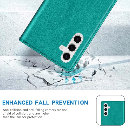 Image of ZZXX for Galaxy S23 FE Wallet Case Strong Magnetic 6.4 inch,Lake Blue