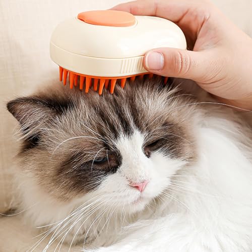 Pet Spray Comb, 3in1 Steam Brush For Cats, Avocado Shape Steam Dog Brush Steam Brush For Dogs Flyaway Hair Prevention Cat Grooming Brush, Dog Grooming Supplies - Image 5