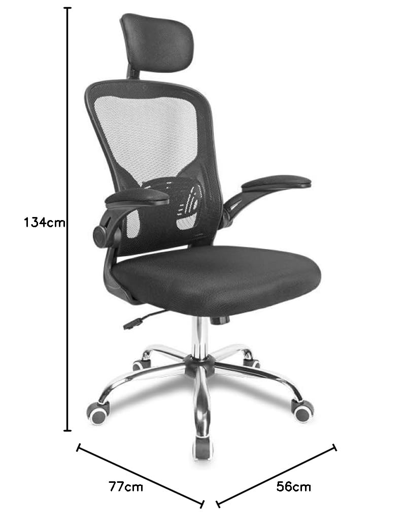 Cadeira de Escritório Ergonômica Zinnia Venecia SL | Preto | ZNO