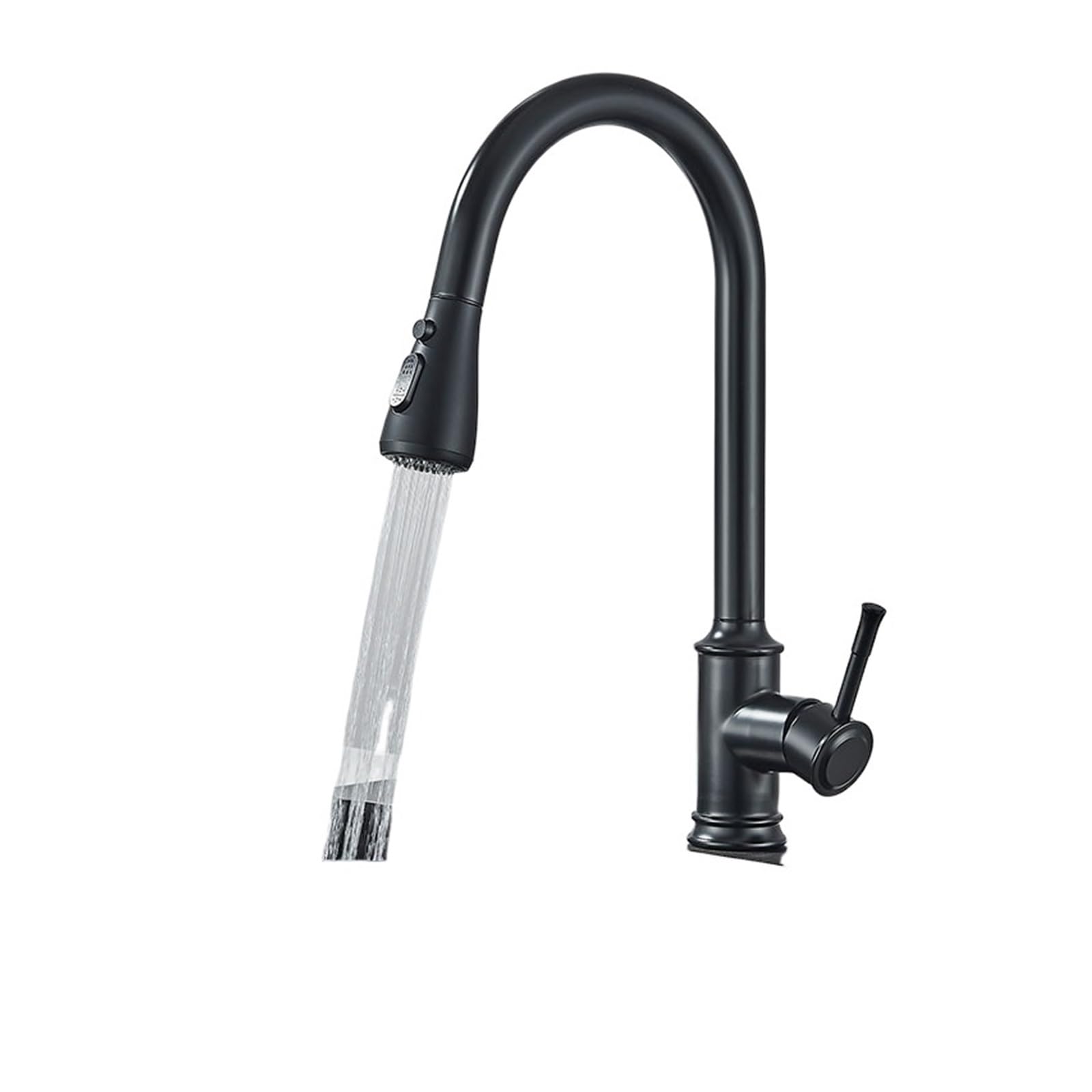 Mitigeur eau chaude et froide en nickel brossé au design moderne épuré