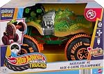 Hot Wheels Monster Trucks Remote-Control Toy Vehicle, 1:15 Scale Rageasaur RC with Grip Action Tires for Off-Roading & Wheelie Stunting