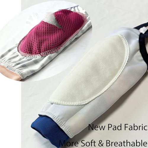 Image of Dogs Knee Protector Pad for Calluses Knee Brace Front Elbow Support Wrap Pet Sleeves for Wounds Dog Elbow Callus Treatment for Medium Large Dogs with Scarf(Large Astronaut)
