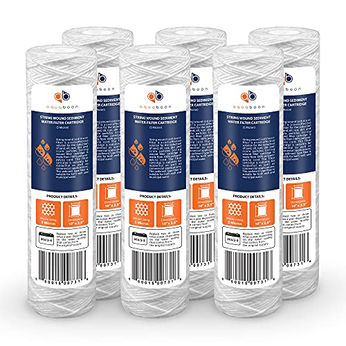 Aquaboon 5 Micron String Wound 6-Pack