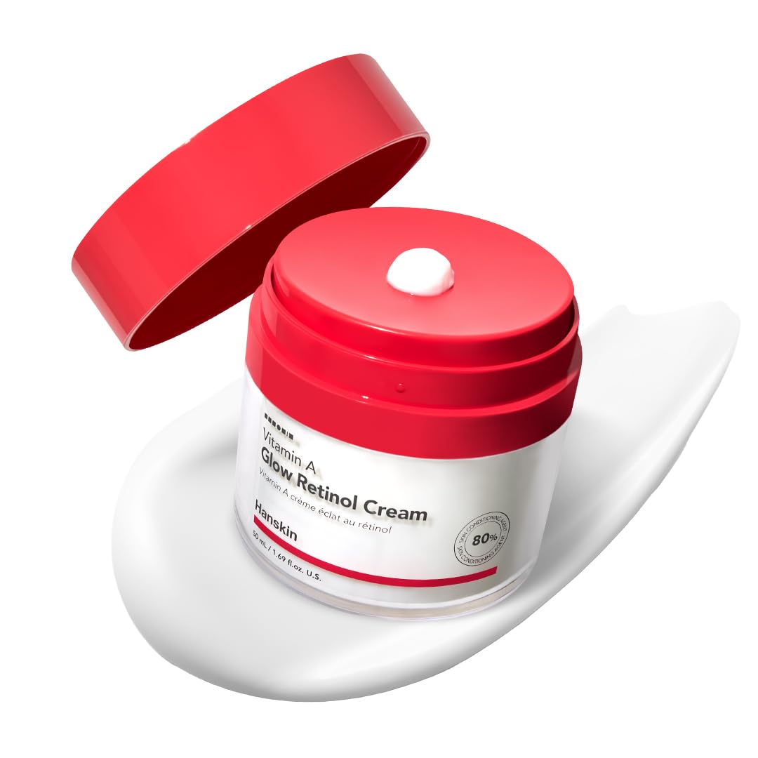 Hanskin Retinol Facial Cream, Repair Fine Lines & Wrinkle, Anti Aging Retinol Moisturizer for Face, For Smoothing Firming Revitalizing Radiant Glow Skin, Korean Skincare, 50ml/1.69 FL Oz