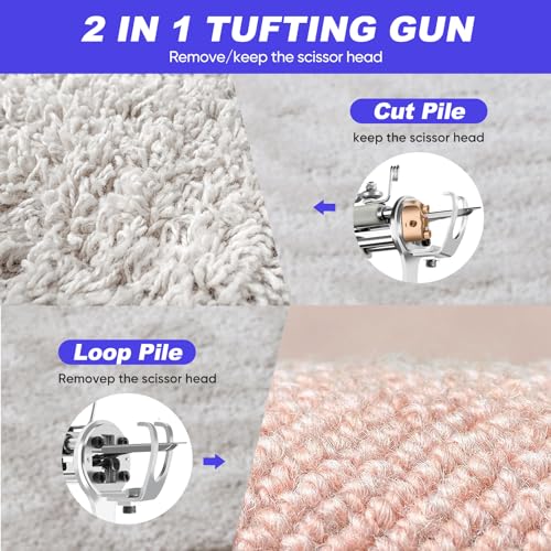 Besgeer Rug Tufting Gun With Carpet Trimmer Kit thumb #3