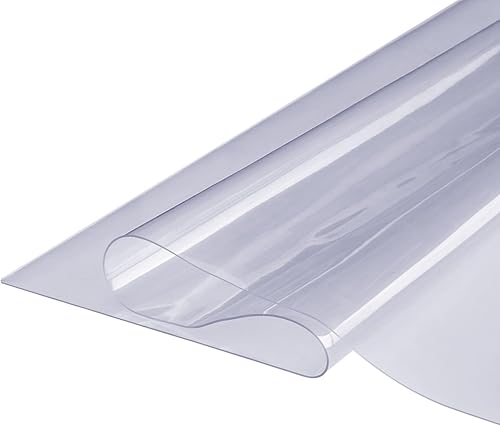 Miniatura 9 de VEVOR Protector de mesa transparente, 18 x 48 pulgadas, cubierta de mesa de 0.059 in de grosor, mantel de plástico PVC de 0.059 in de grosor,