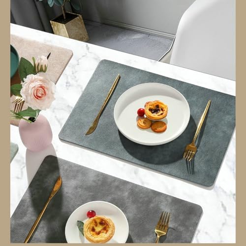 Set de table lot de 6 rectangulaire pour sublimer vos dîners en salle à manger