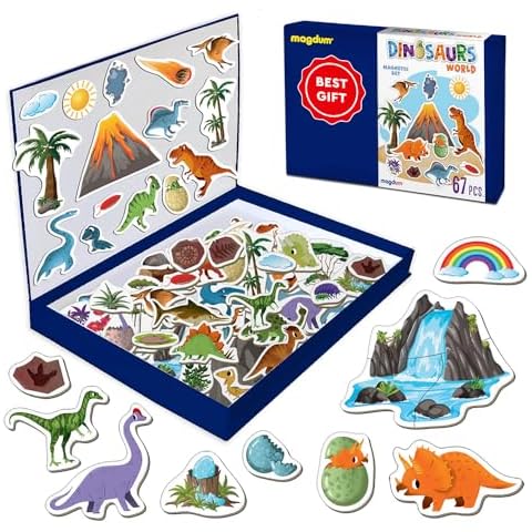 MAGDUM Dinosaur Magnets for Creative Learning Cover