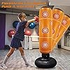 Punching-Bag-for-Kids-63-Inch-Inflatable-Kids-Punching-Bag-with-Stand-Free-Standing-Boxing-Punching-Bag-Bounce-Back-for-KidsYouthAdults-Practice-Kickboxing-MMA-Karate Punching Bag