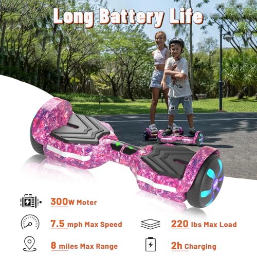 Image of SIMATE Scooter, Bluetooth Speakers and LED Light-Up Wheels, APP Control, Dual 250W Motors, 8.5 mph Max Speed & 8.5 Miles Max Range, Gifts for Kids Adults Girls Boys