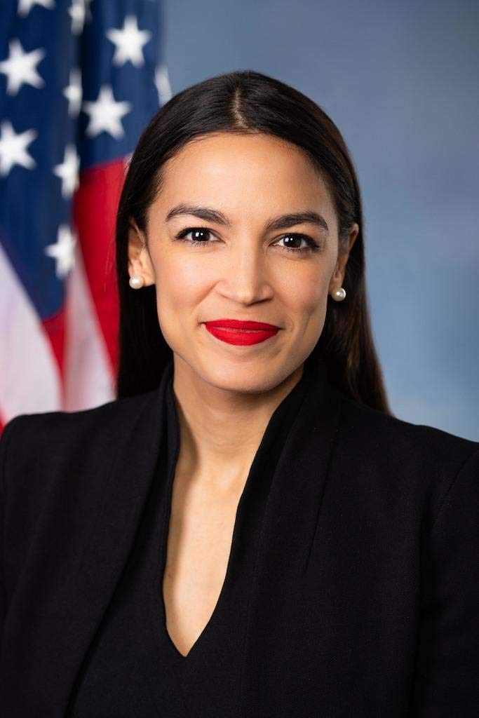 Laminated Alexandria Ocasio Cortez AOC Official Portrait Photo Poster Dry Erase Wall Art 12x18