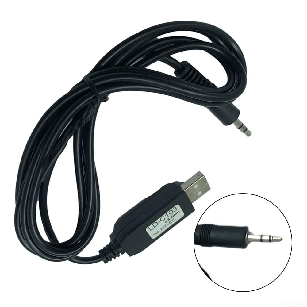 Modulo di trasmissione automatica per chiave CW con interfaccia USB e cavo da 1,5 m da 3,5 mm, compatibile con CwType Ham Radio N1MM Logger32