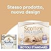 Scottex Carta Igienica Pura e Delicata, Morbida e Assorbente, 5 Veli, PH Neutro, Dermatologicamente Testata, 20 Pz