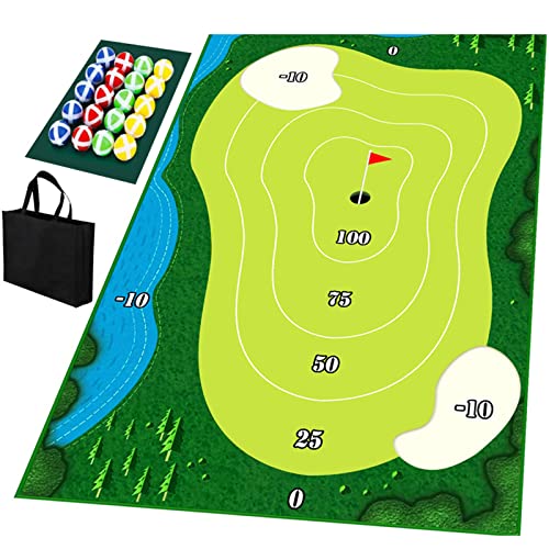 Ensemble de jeu de golf pour jardin et intérieur avec kit d'entraînement portable complet