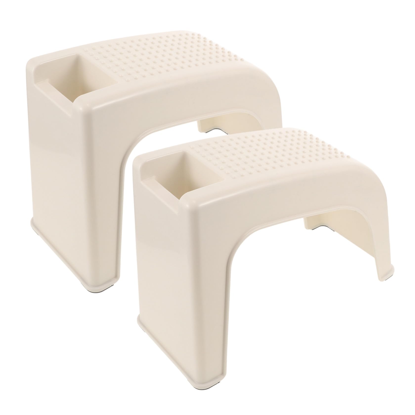 2 Pezzi Sgabello Antiscivolo con Manicure Pedicure per e di Professionale Supporto Ergonomico per Saloni Bellezza e Cura Personale
