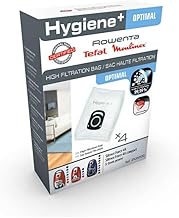 FIGEVIDA ZR200520 High Filtration Bag Hygiene + OPTIMAL, 19.5 x 27.5 cm, 4 Count (Pack of 1) Compatible for Rowenta