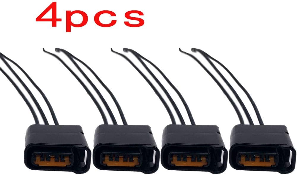 4 NEW ignition coil connector plug for Compatible with Subaru Legacy, Impreza, Forester, Tribeca