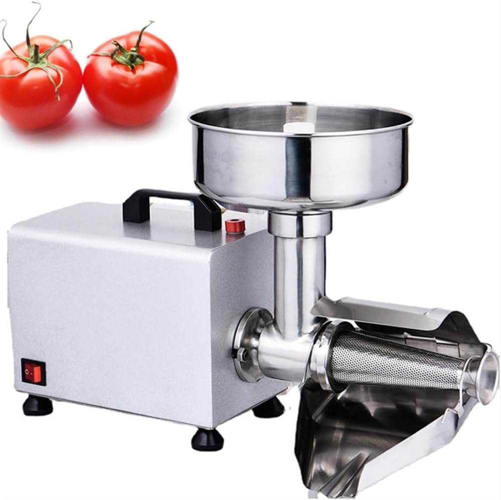 Commercial Food Milling Press Machine 370W, Jams & Sauces Squeezer Maker, Stainless Steel Electric Tomato Strainer