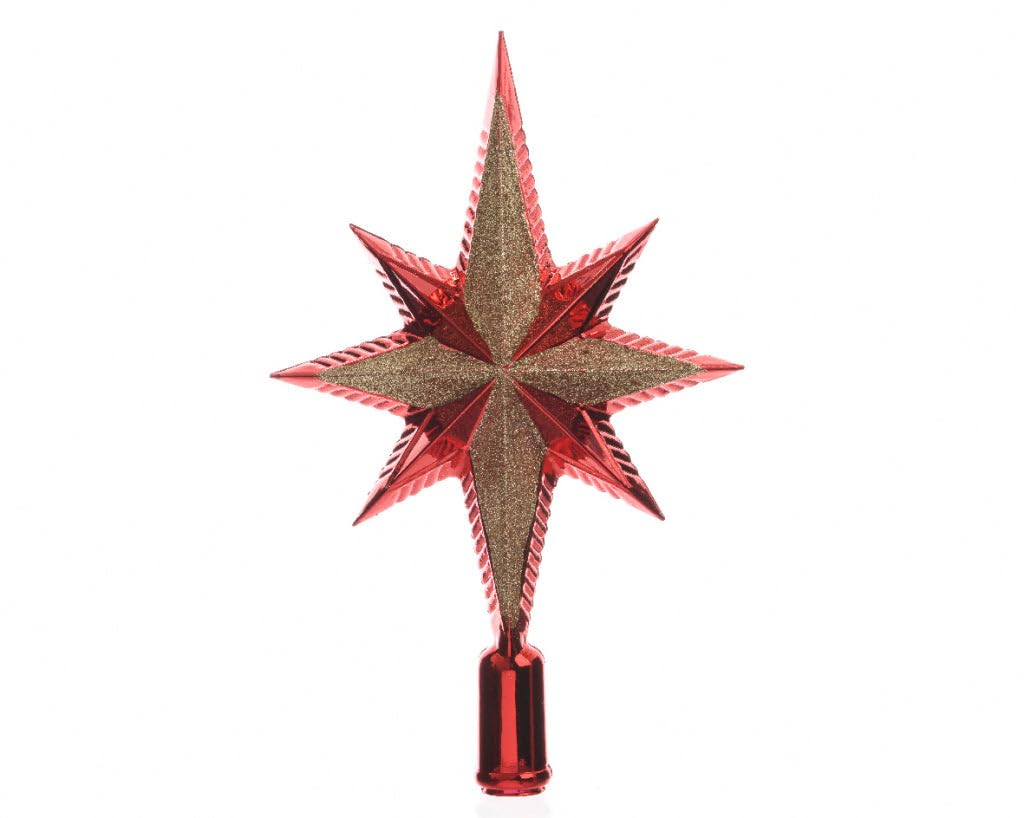 Kaemingk Red Toe Star Color Christmas Trees - Tips