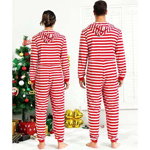 Kranchungel Matching Pajamas for Couples Adult Onesie Pajamas Women Long Sleeve Sleepwear Zipper Jumpsuit Onesies for Women3